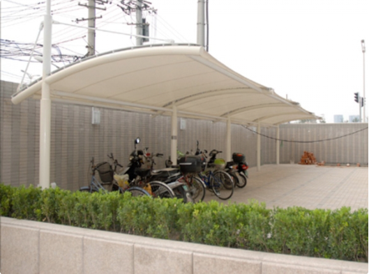 信阳市膜结构车棚污水池加盖 - 方案