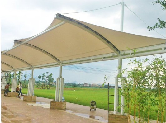 信阳市张拉膜景观膜结构遮阳篷 - 价格